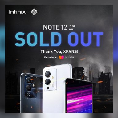Infinix NOTE 12 PRO 5G Sold Out on Lazada