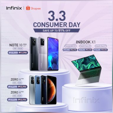 Get the Best Deals on Infinix Phones and Laptops This Shopee 3.3 Sale