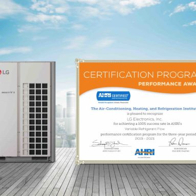 LG Receives AHRI Performance Award for Fifth Consecutive Year