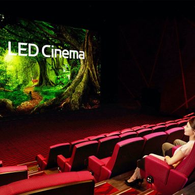 LG has Created a Projector-Less LED Movie Theatre in Collaboration with Dolby Laboratories