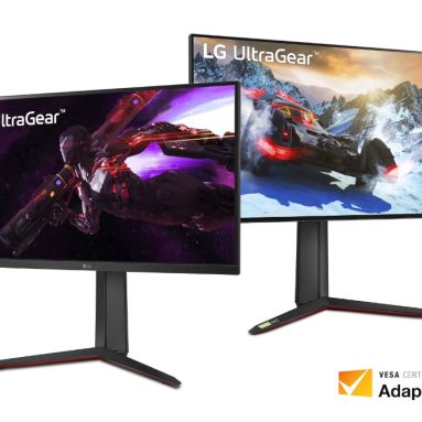 LG UltraGear Gaming Monitors First to Receive VESA AdaptiveSync Display Certifications