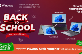 Lenovo Launches Back-to-School Promo with Grab Vouchers Worth Up to PHP 5,000
