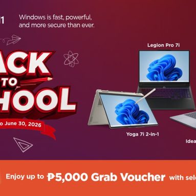 Lenovo Launches Back-to-School Promo with Grab Vouchers Worth Up to PHP 5,000