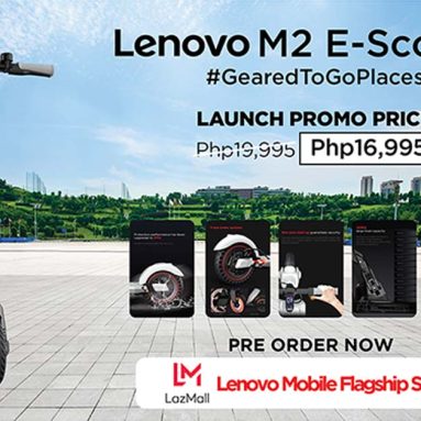 Lenovo M2 Electric Scooter Now Available for Pre-Order in PH
