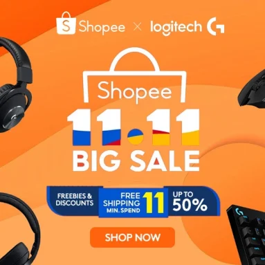 Check Out Logitech G During the Shopee 11.11 Big Sale for Gamer Gift Options