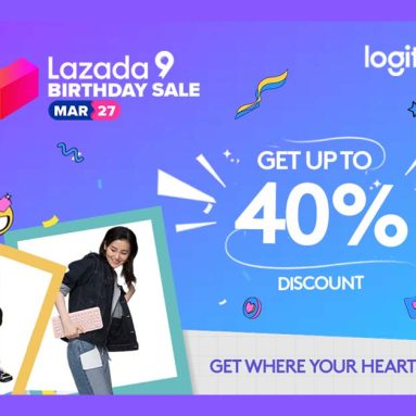 Enjoy up to 40% Off on Select Logitech Gear at the Lazada 9th Birthday Sale
