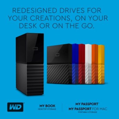 Western Digital Re-Designs Its My Passport and My Book Storage Solutions