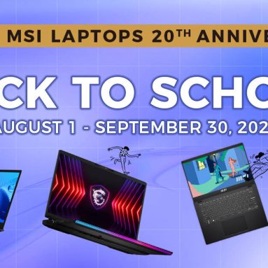 MSI Laptop Must-Haves This Back-To-School Season