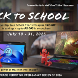 Start the School Year Strong with MSI’s Back-to-School Promo 