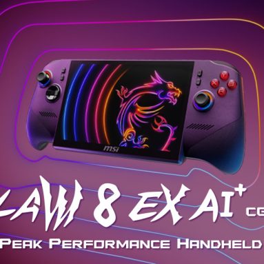 MSI Claw EX AI+ Handheld Powered with Intel Arc G3 Extreme Unveiled at Computex 2026
