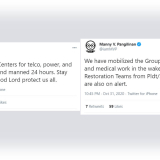 MVP Group Gears Up For Typhoon Rolly