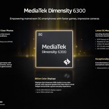 MediaTek Dimensity 6300 Chipset Introduced