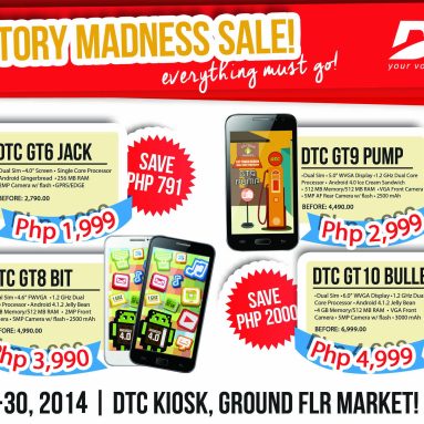 DTC Holds Inventory Madness Sale at DTC Kiosk Market Market