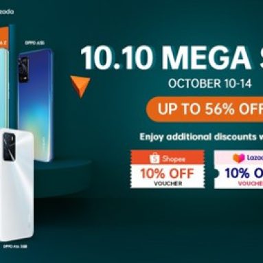Score Deals of Up to 56% Off on the OPPO 10.10 Mega Sale from October 10 to 14