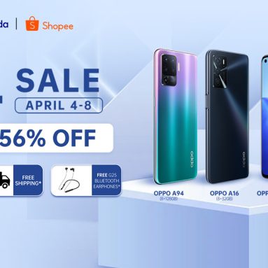 Enjoy Deals and Discounts Up to 56% Off During the OPPO 4.4 Super Brand Day Sale