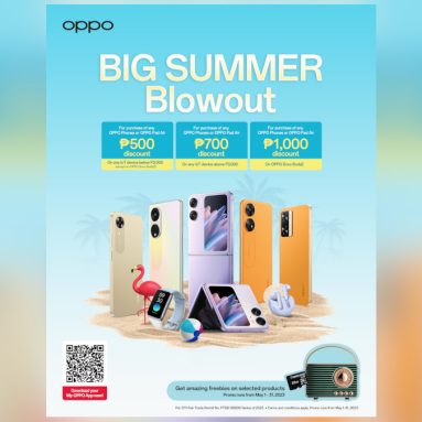 Enjoy Up to PHP 1,000 Off During the OPPO Big Summer Blowout