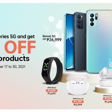 Enjoy Up to 40% Off on OPPO Wearable Devices with a Reno6 Series 5G Purchase