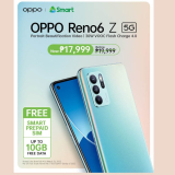 OPPO Reno6 Z 5G Now Available with a Promo Price from Smart and TNT