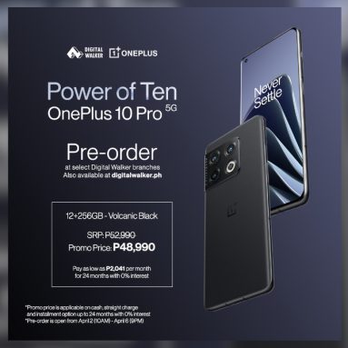 OnePlus 10 Pro 5G Launched in PH, Priced