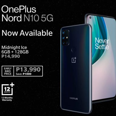 OnePlus Nord N10 5G Now Available in PH via Digital Walker!