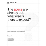 OnePlus 10 Pro Global Launch Event on March 31