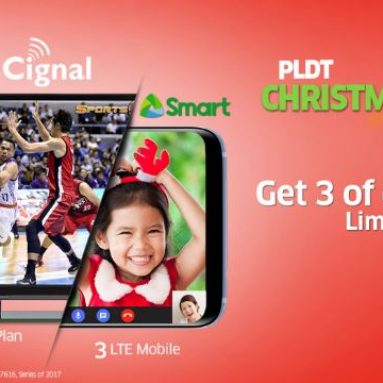 Celebrate this Christmas season with PLDT’s Christmas 3 Bundles Promo