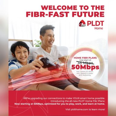 PLDT Home Introduces the Most Powerful Fibr Plans with Upgrades of Up to 600 Mbps
