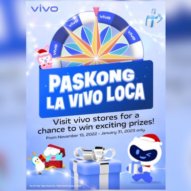 Get a Chance to Win Over 400,000 Prizes worth PHP 189 Million during the Paskong La vivo Loca Giveaway Festival!