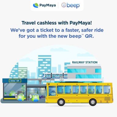 PayMaya Gives You Access to QR Tickets for beep and Other Travel Needs