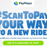 Delivery Riders Can #ScanToPay for Safer and More Rewarding Transactions with PayMaya!