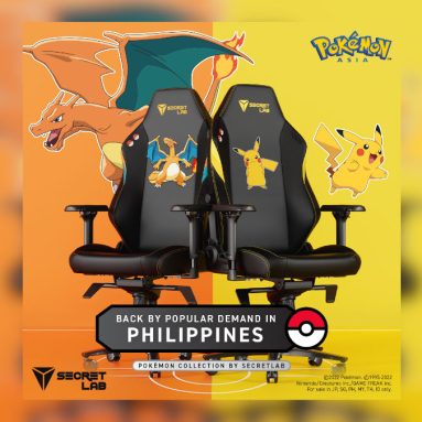 Secretlab Brings Back The Pokémon Collection in PH