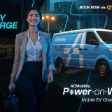 ACMobility Unveils Mobile EV Charging Service in Metro Manila