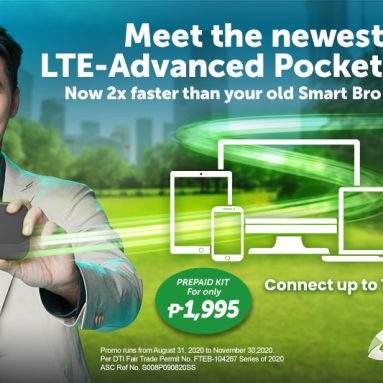 Smart LTE-Advanced Pocket WiFi Now Available for Prepaid Subscribers