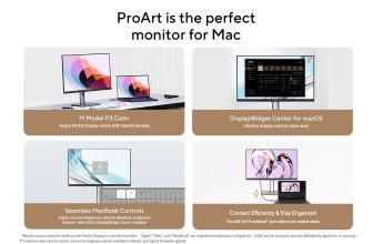 ASUS ProArt Displays Gain Mac-Focused Upgrades for Creative Workflows
