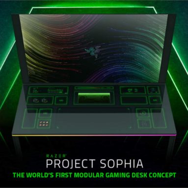 Razer’s Modular Gaming Desk Concept Dubbed Project Sophia Unveiled at CES 2022