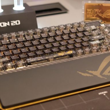 ROG Edition 20 Peripherals Showcased with Gold Accents at Computex 2026