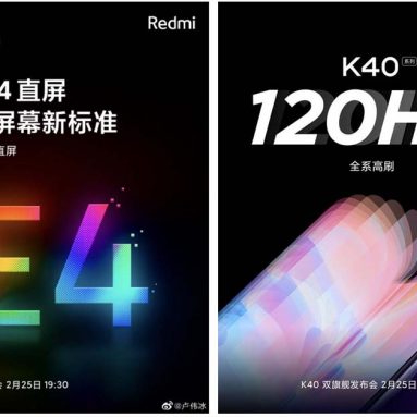 Redmi K40 Series will pack Samsung E4 OLED Panels, 120Hz refresh rates confirmed