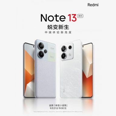 Redmi Note 13 Series Launching on September 21