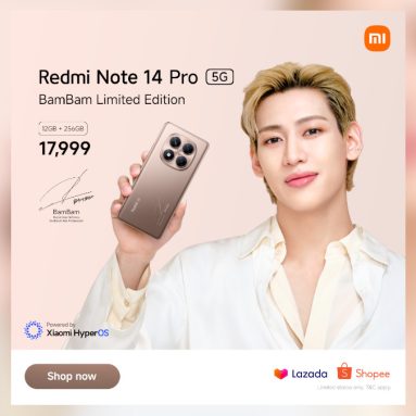 Redmi Note 14 Pro 5G BamBam Limited Edition Introduced in PH