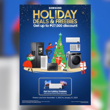 All the Holiday Deals and Freebies from the Samsung Digital Appliances Holiday Sale