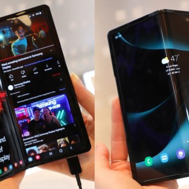 Samsung Display Reveals New 360-degree Foldable Screen and Hinge Prototype