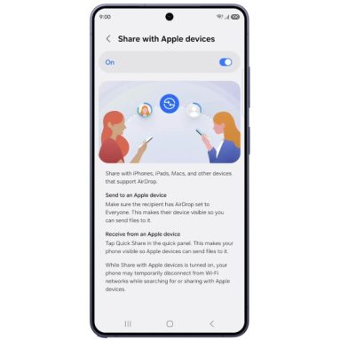 Samsung Introduces AirDrop Compatibility to Quick Share on Galaxy S26 Series