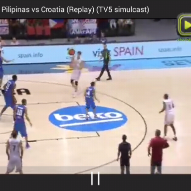 Watch Ad-Free Gilas FIBA Matches on your Android Smartphone