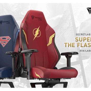 Secretlab Introduces Superman and The Flash to DC Collection