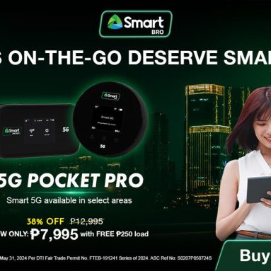 Get the Smart Bro 5G Pocket Pro for PHP 7,995 for a Limited Time