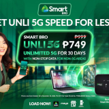 Smart Bro’s 30 Days of Unli 5G for PHP 749 Exclusive Offer