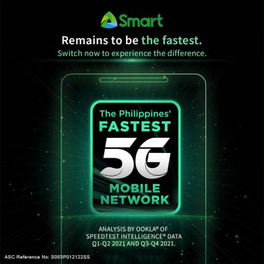 Smart is PH’s Undisputed Fastest 5G Mobile Network Based on Latest Ookla Report