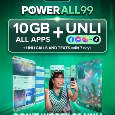 Smart Power All 99 Now Comes with Unli FB or Unli TikTok