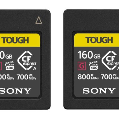 Sony Announces the World’s First CFexpress Type A Memory Cards