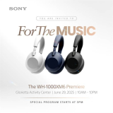 Sony to Launch WH-1000XM6 Noise-Canceling Headphones in PH on June 29